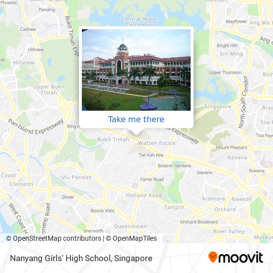 Nanyang Girls' High School map