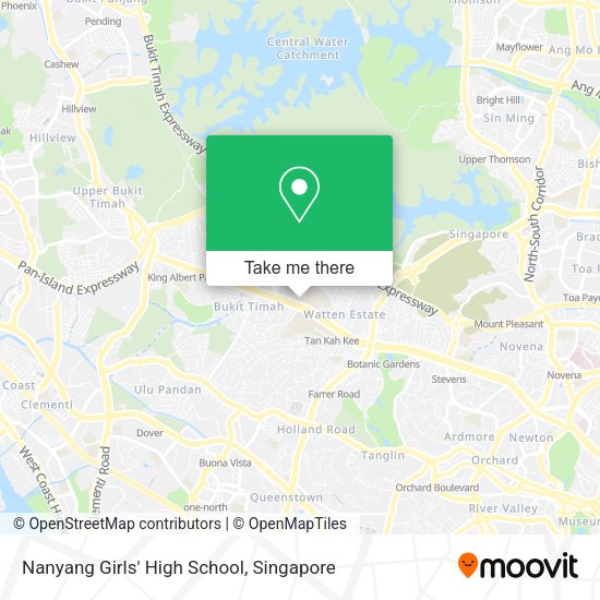 Nanyang Girls' High School map