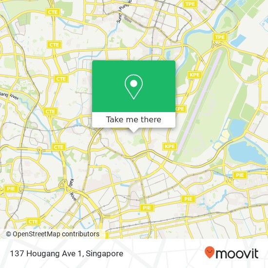 137 Hougang Ave 1 map