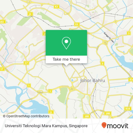 Universiti Teknologi Mara Kampus map