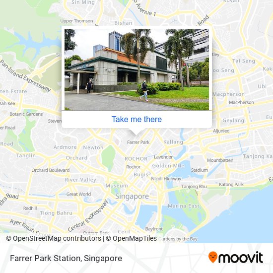 Farrer Park Station map