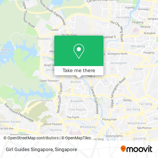 Girl Guides Singapore map