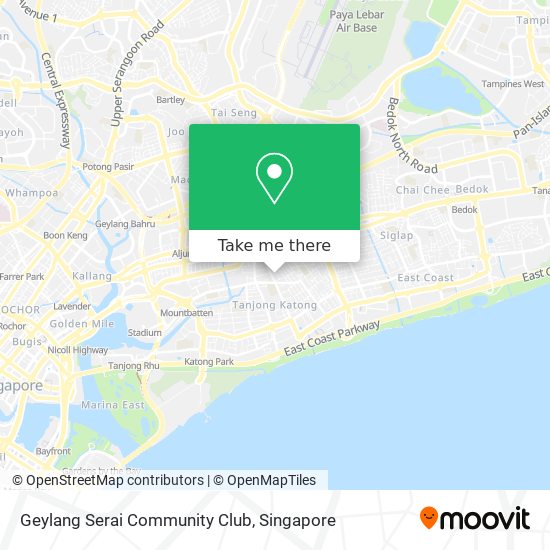 Geylang Serai Community Club map