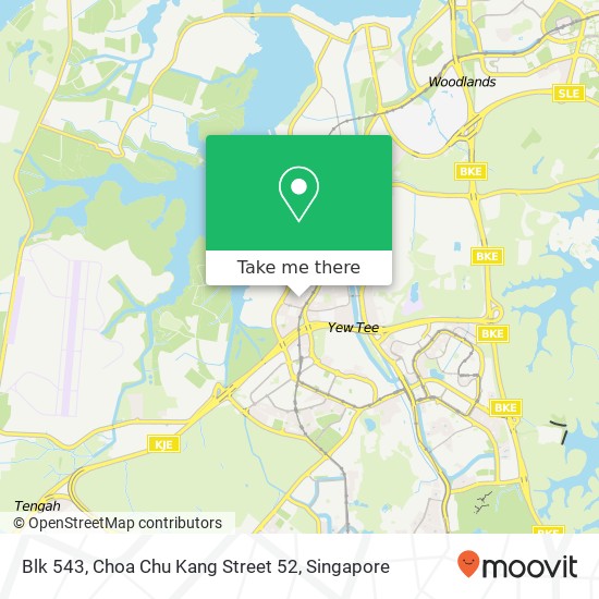 Blk 543, Choa Chu Kang Street 52地图