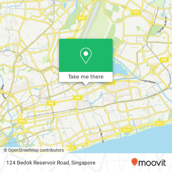 124 Bedok Reservoir Road map