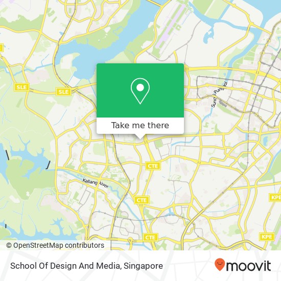 School Of Design And Media map