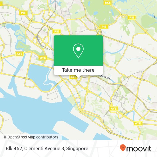 Blk 462, Clementi Avenue 3 map