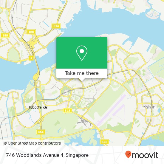 746 Woodlands Avenue 4地图