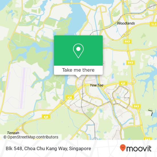 Blk 548, Choa Chu Kang Way map