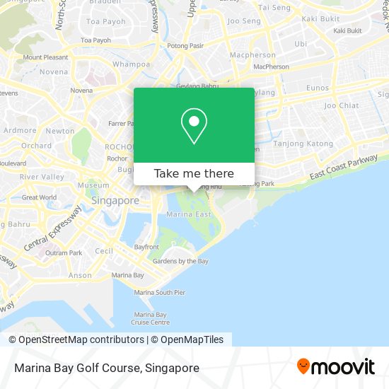 Marina Bay Golf Course map