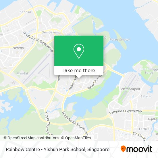 Rainbow Centre - Yishun Park School map