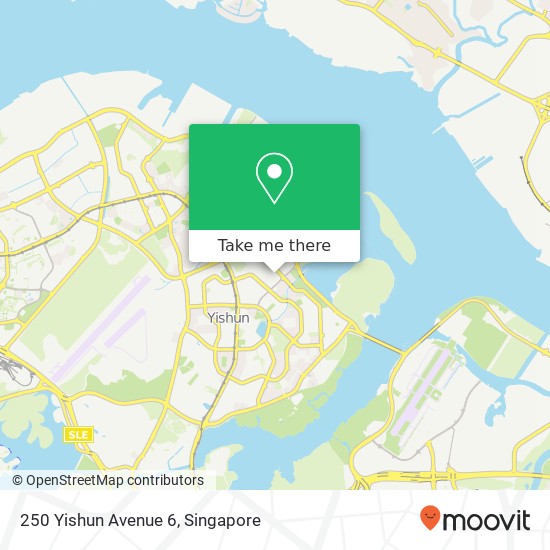 250 Yishun Avenue 6 map