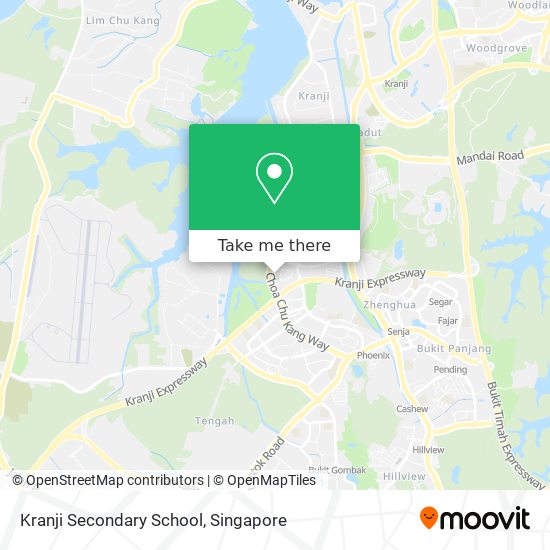 Kranji Secondary School map