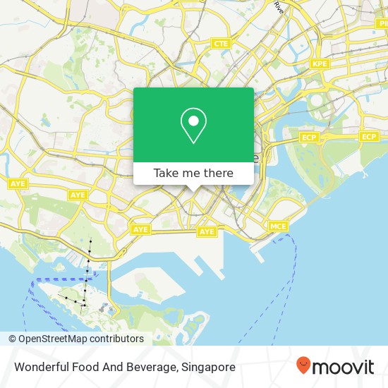 Wonderful Food And Beverage map