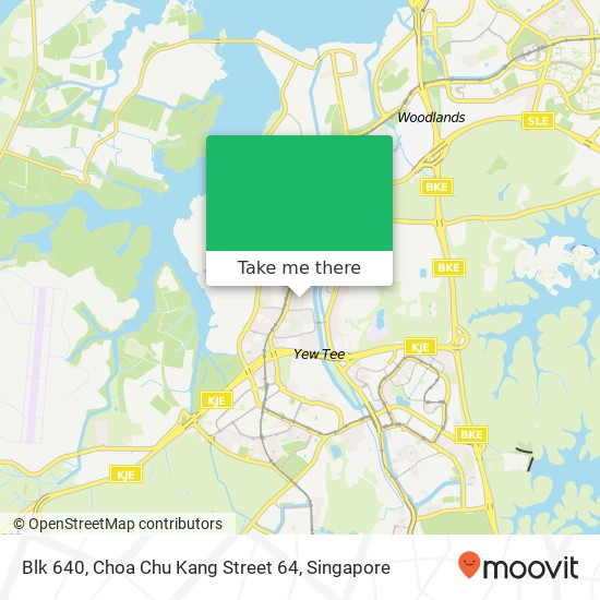 Blk 640, Choa Chu Kang Street 64 map