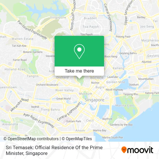 Sri Temasek: Official Residence Of the Prime Minister地图