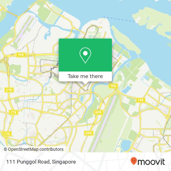 111 Punggol Road地图