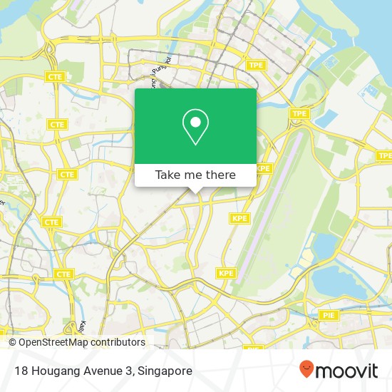 18 Hougang Avenue 3 map