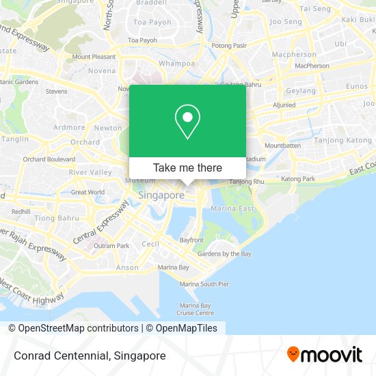 Conrad Centennial map