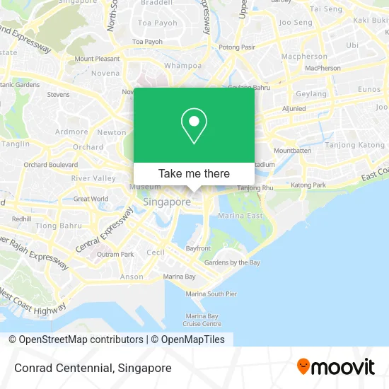 Conrad Centennial地图