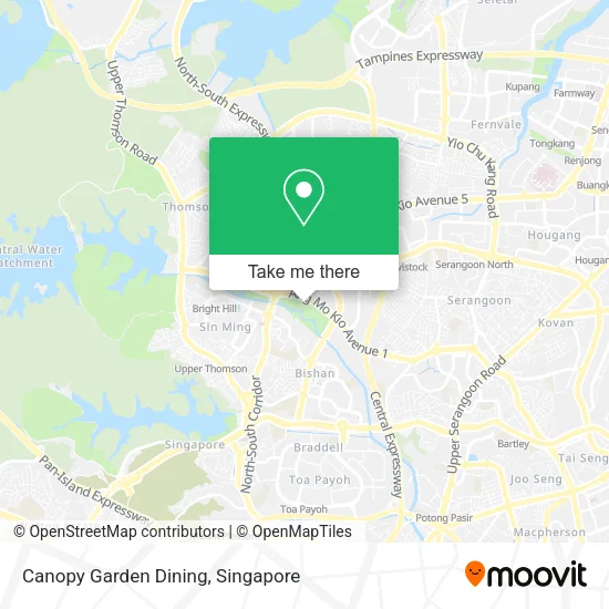 Canopy Garden Dining map