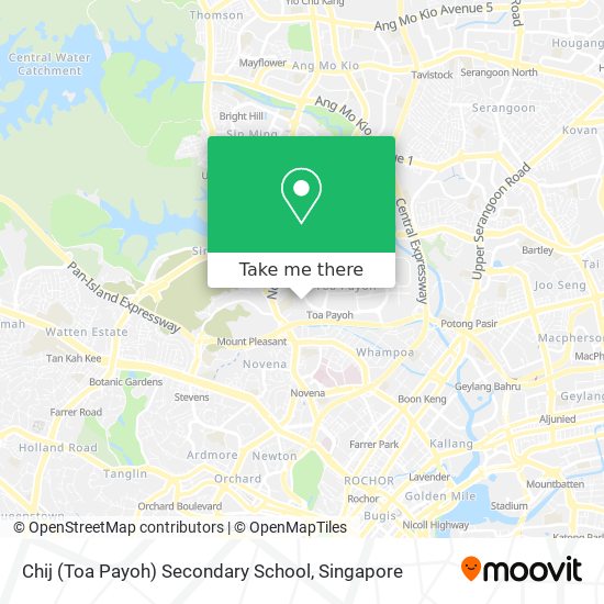 Chij (Toa Payoh) Secondary School map