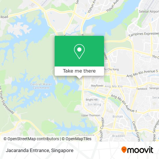 Jacaranda Entrance map