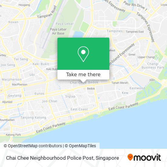 Chai Chee Neighbourhood Police Post map