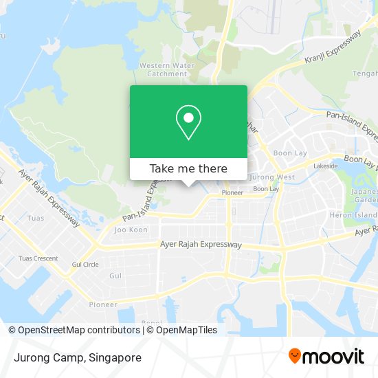 Jurong Camp map