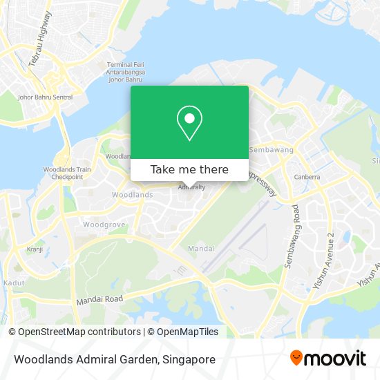 Woodlands Admiral Garden地图