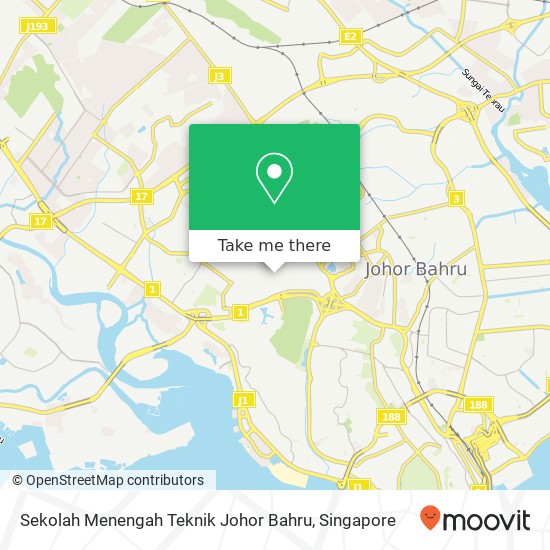 Sekolah Menengah Teknik Johor Bahru map