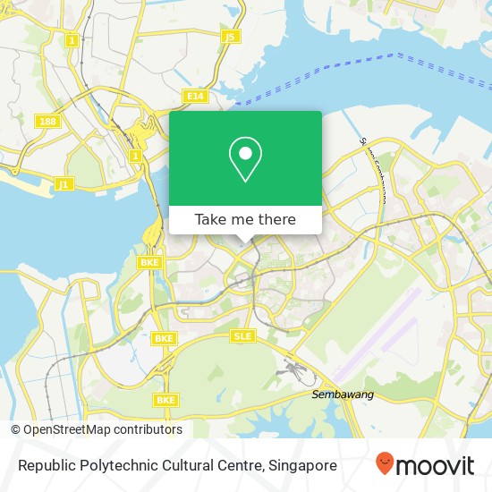 Republic Polytechnic Cultural Centre map