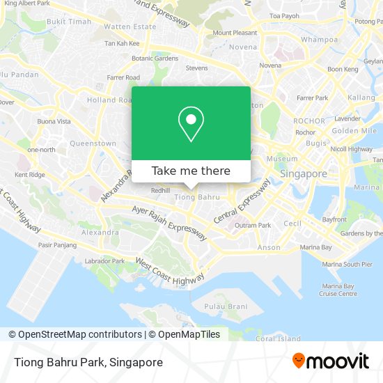 Tiong Bahru Park map