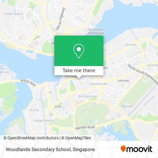 Woodlands Secondary School地图