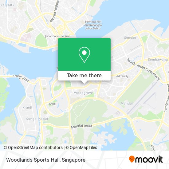 Woodlands Sports Hall map