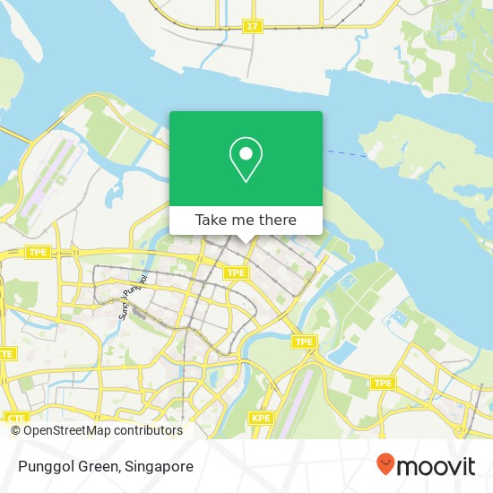 Punggol Green map