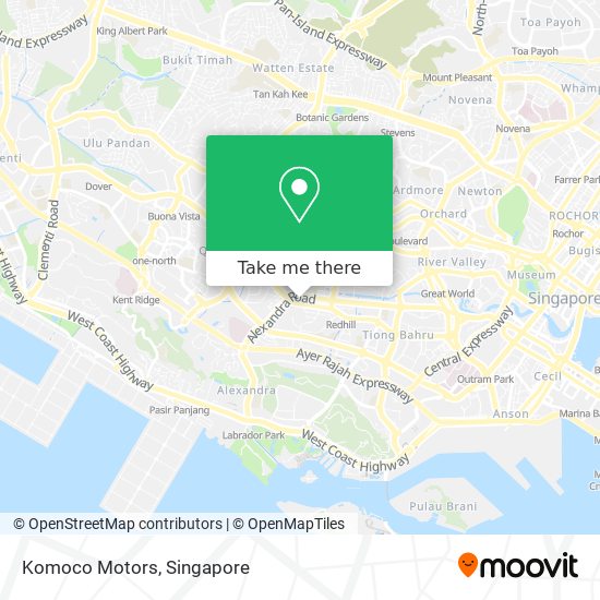 Komoco Motors map