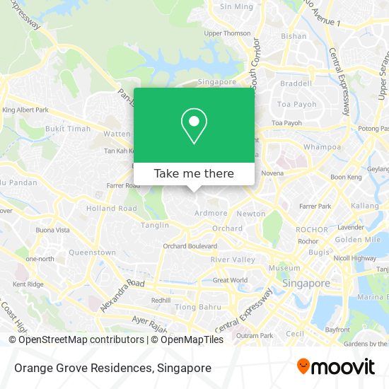 Orange Grove Residences map