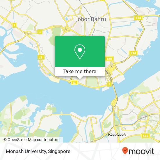 Monash University map