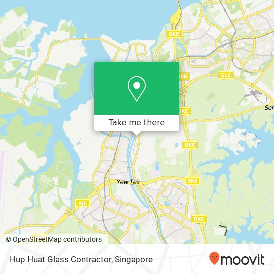 Hup Huat Glass Contractor map