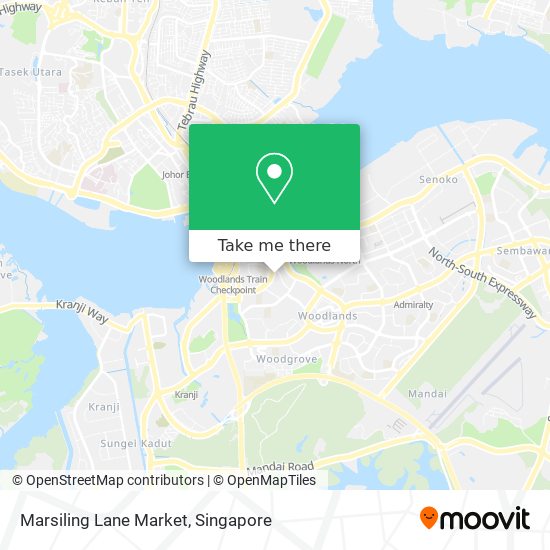 Marsiling Lane Market map