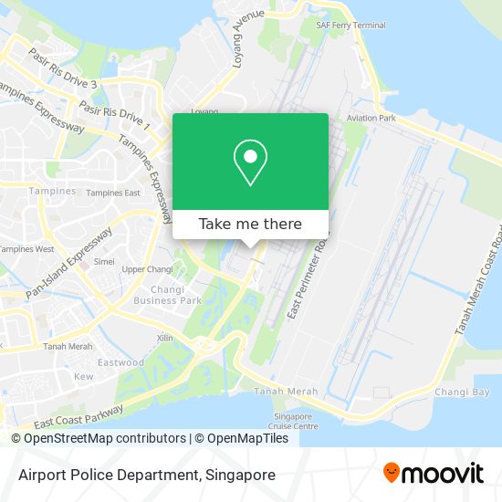 Airport Police Department map