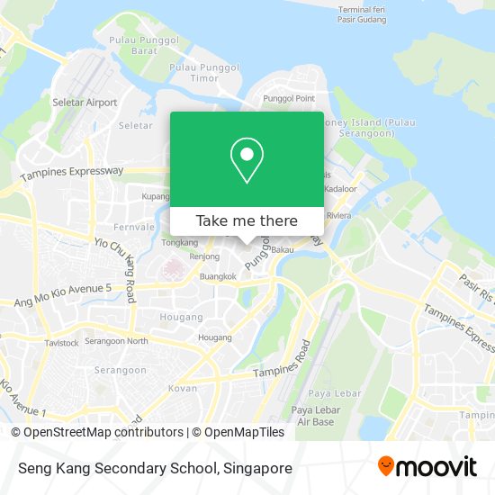 Seng Kang Secondary School map