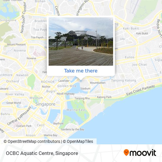 OCBC Aquatic Centre map