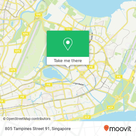 805 Tampines Street 91 map