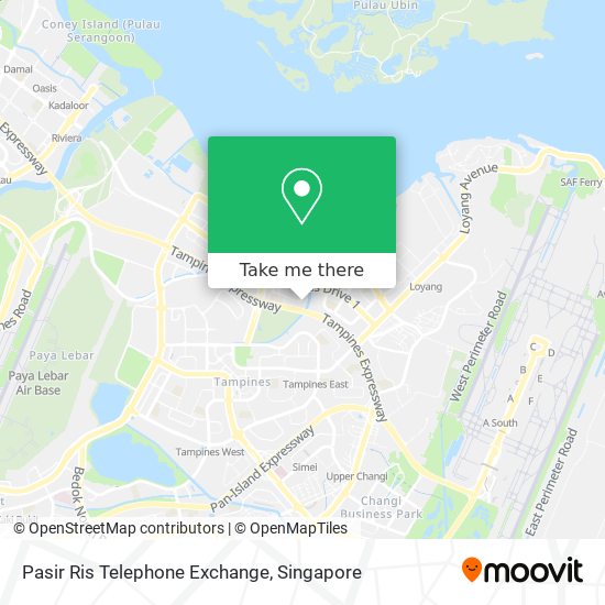 Pasir Ris Telephone Exchange map