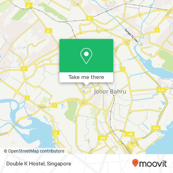 Double K Hostel map