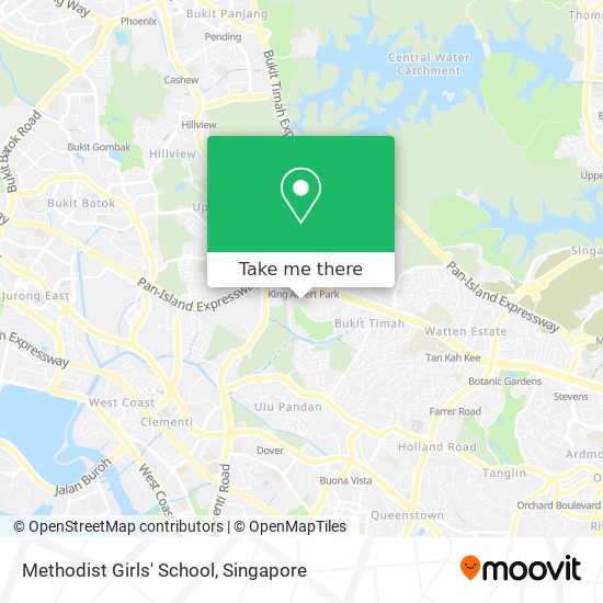 Methodist Girls' School map