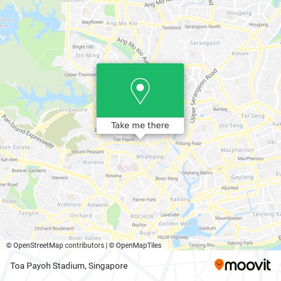 Toa Payoh Stadium map