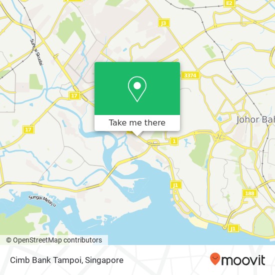 Cimb Bank Tampoi map
